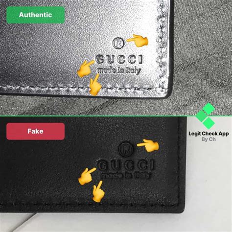 fake gucci wallet vs real|gucci men's wallet knockoff.